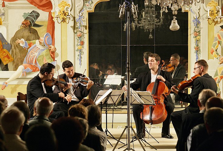 String Quartet Epoque, 25th August 2005, International Music Festival Český Krumlov, source: © Auviex s.r.o., photo: Libor Sváček