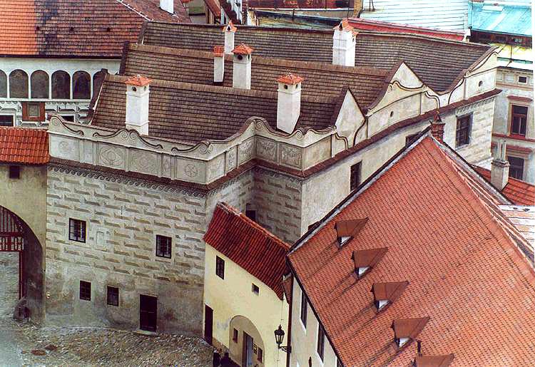 Zámek č. p. 46 - Nová lékárna, celkový pohled, zdroj: archiv SHZ Český Krumlov
