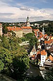 Pohled na město Český Krumlov, Den s handicapem - Den bez bariér Český Krumlov, 10. září 2005, foto: © Lubor Mrázek 