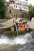 Vyhlídková plavba na voru, Den s handicapem - Den bez bariér Český Krumlov, 11. září 2005, foto: © Lubor Mrázek 