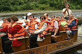 Vyhlídková plavba na voru, Den s handicapem - Den bez bariér Český Krumlov, 11. září 2005, foto: © Lubor Mrázek 