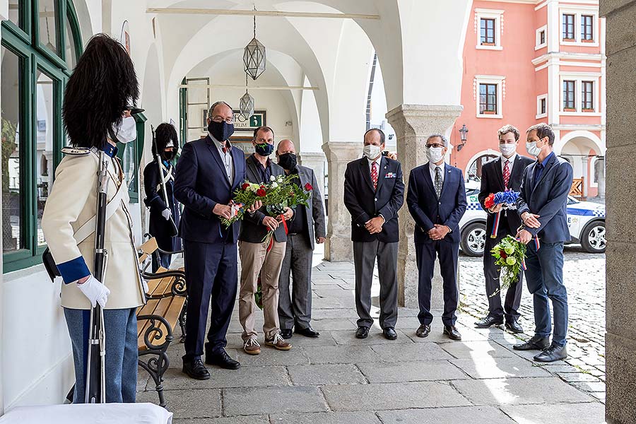 Uctění památky obětí u příležitosti 75. výročí konce 2. světové války 8.5.2020