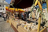 Svatováclavský trh na náměstí Svornosti, Svatováclavské slavností 2005 v Českém Krumlově, foto: © Lubor Mrázek 