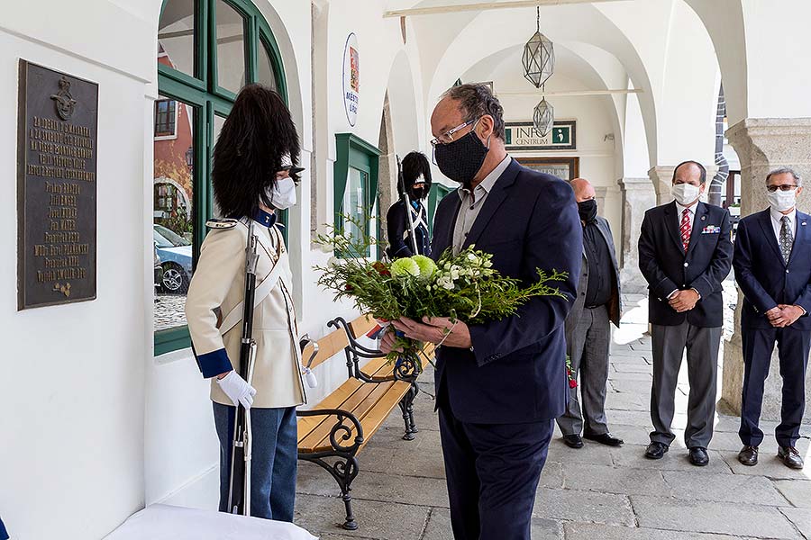 Anbetung der Teilnehmer des Zweiten Weltkriege 8.5.2020