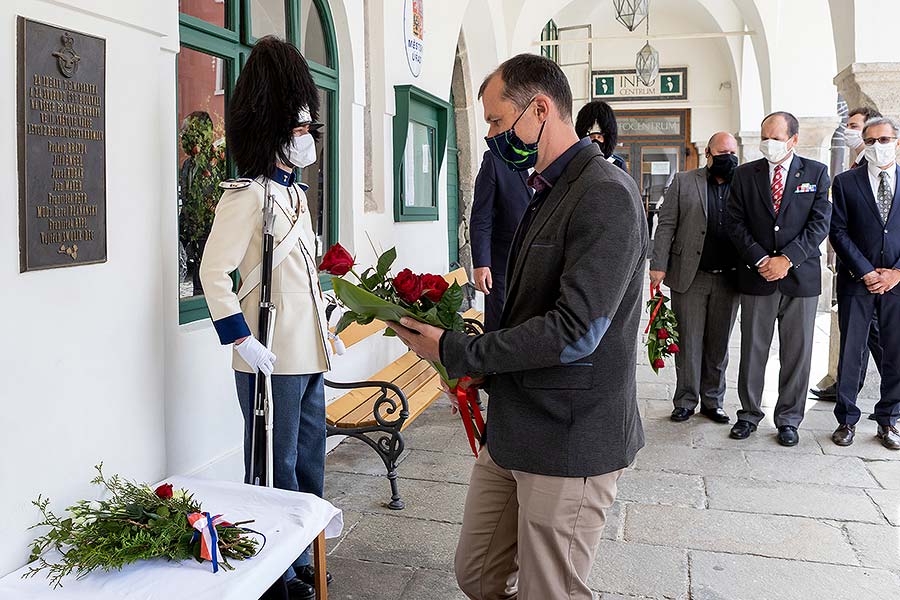 Anbetung der Teilnehmer des Zweiten Weltkriege 8.5.2020