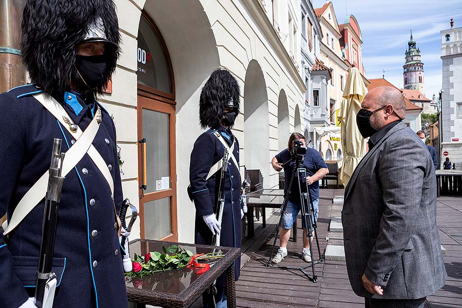 Anbetung der Teilnehmer des Zweiten Weltkriege 8.5.2020