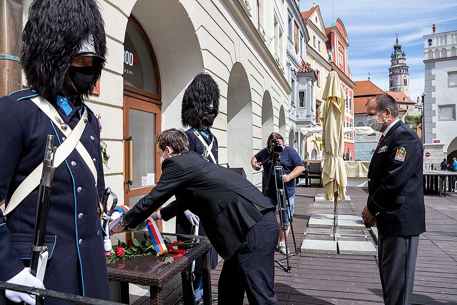 Anbetung der Teilnehmer des Zweiten Weltkriege 8.5.2020