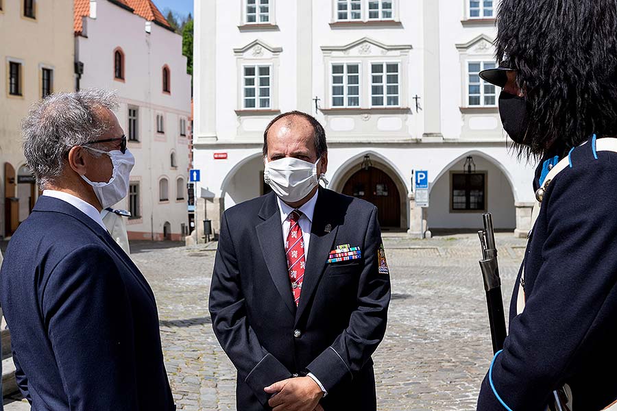 Anbetung der Teilnehmer des Zweiten Weltkriege 8.5.2020