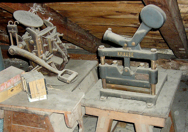 Fotoatelier Seidel, dochované vybavení, zdroj: archiv ČKRF spol. s r.o.