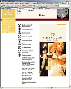 Deutsche Version des gedruckten und elektronischen Kulturkalenders der Stadt Český Krumlov 