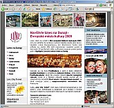 www.linz.cz - Titelseite 