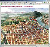 www.linz.cz - sensitiver Stadtplan von Linz 