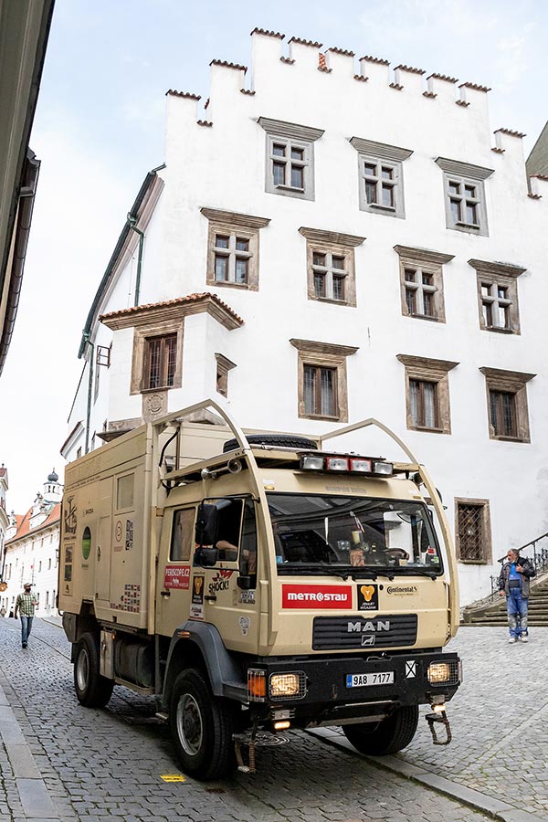 Zahájení cesty na počest velkého náčelníka Okimy - Miloslava Stingla, Český Krumlov 19.5.2020