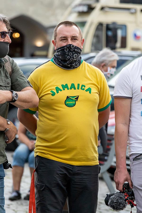 Zahájení cesty na počest velkého náčelníka Okimy - Miloslava Stingla, Český Krumlov 19.5.2020