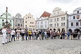 Zahájení cesty na počest velkého náčelníka Okimy - Miloslava Stingla, Český Krumlov 19.5.2020, foto: Lubor Mrázek