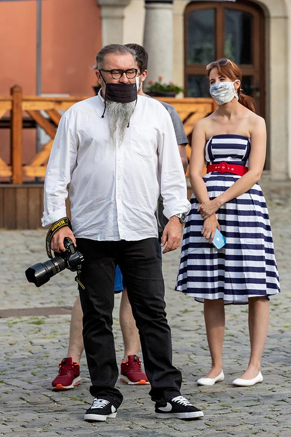 Zahájení cesty na počest velkého náčelníka Okimy - Miloslava Stingla, Český Krumlov 19.5.2020