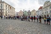 Zahájení cesty na počest velkého náčelníka Okimy - Miloslava Stingla, Český Krumlov 19.5.2020, foto: Lubor Mrázek