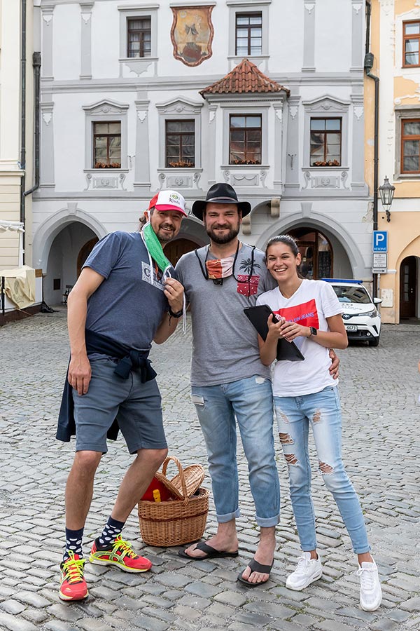 Zahájení cesty na počest velkého náčelníka Okimy - Miloslava Stingla, Český Krumlov 19.5.2020