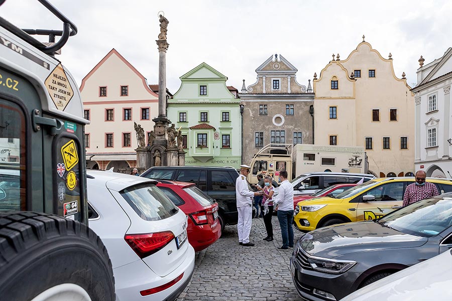 Zahájení cesty na počest velkého náčelníka Okimy - Miloslava Stingla, Český Krumlov 19.5.2020