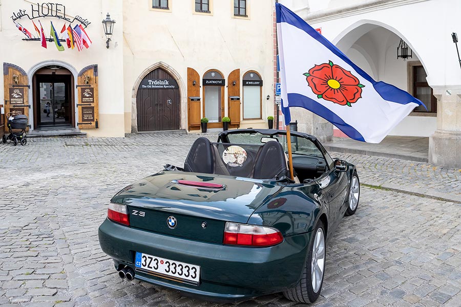 Zahájení cesty na počest velkého náčelníka Okimy - Miloslava Stingla, Český Krumlov 19.5.2020