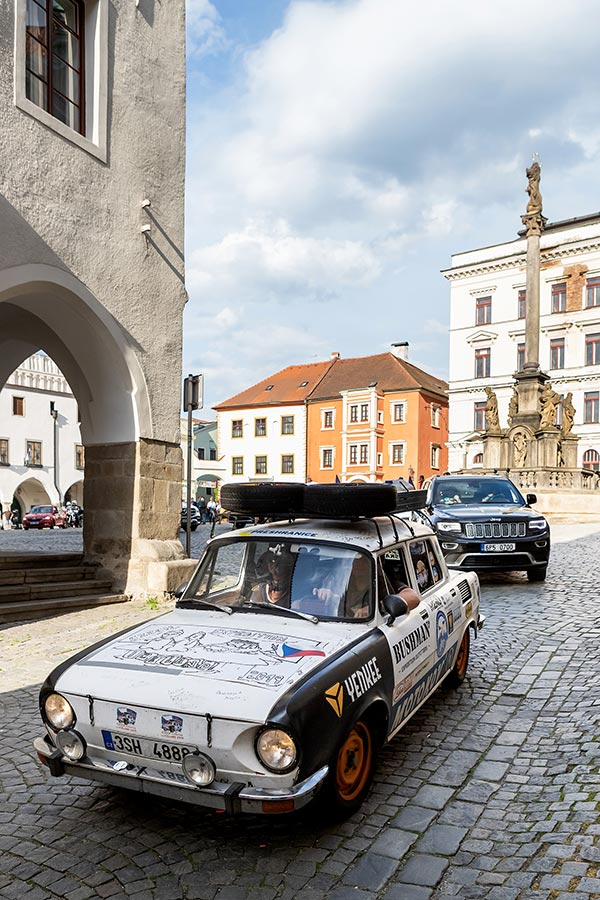 Zahájení cesty na počest velkého náčelníka Okimy - Miloslava Stingla, Český Krumlov 19.5.2020