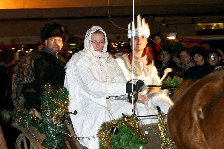 3. adventní (stříbrná) neděle - Ježíškova pošta, advent a vánoce 2005 v Českém Krumlově, foto: © Lubor Mrázek