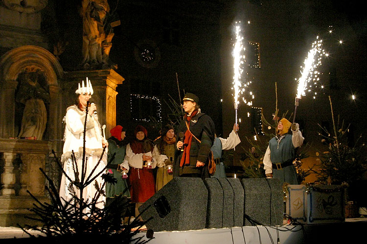 3. adventní (stříbrná) neděle - Ježíškova pošta, advent a vánoce 2005 v Českém Krumlově, foto: © Lubor Mrázek