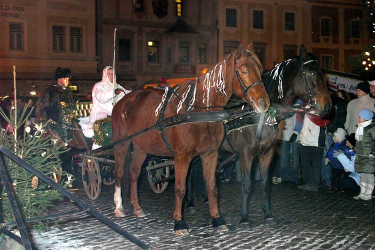 3. adventní (stříbrná) neděle - Ježíškova pošta, advent a vánoce 2005 v Českém Krumlově, foto: © Lubor Mrázek