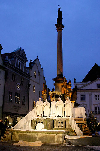 23. prosince - živý Betlém, advent a vánoce 2005 v Českém Krumlově, foto: © Lubor Mrázek