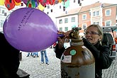 Umění nad městem, 29. dubna 2006, náměstí Svornosti, Český Krumlov, foto: © Mgr. Lubor Mrázek 