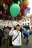 Umění nad městem, 29. dubna 2006, náměstí Svornosti, Český Krumlov, foto: © Mgr. Lubor Mrázek 