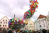 Umění nad městem, 29. dubna 2006, náměstí Svornosti, Český Krumlov, foto: © Mgr. Lubor Mrázek 