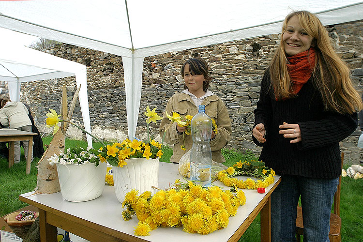 Kouzelný Krumlov - dětské dopoledne, 30. dubna 2006, Pivovarská zahrada, Český Krumlov, foto: © Mgr. Lubor Mrázek