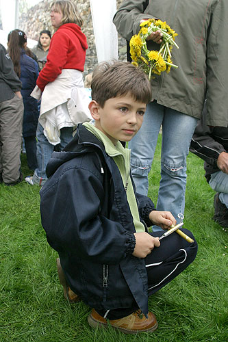 Kouzelný Krumlov - dětské dopoledne, 30. dubna 2006, Pivovarská zahrada, Český Krumlov, foto: © Mgr. Lubor Mrázek