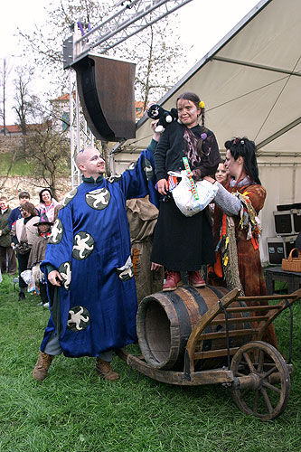 Kouzelný Krumlov - dětské dopoledne, 30. dubna 2006, Pivovarská zahrada, Český Krumlov, foto: © Mgr. Lubor Mrázek