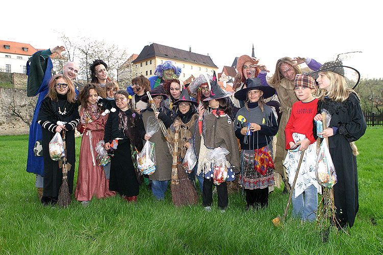 Kouzelný Krumlov - dětské dopoledne, 30. dubna 2006, Pivovarská zahrada, Český Krumlov, foto: © Mgr. Lubor Mrázek