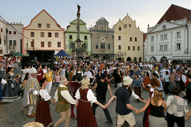 Slavnosti pětilisté růže v Českém Krumlově, 16. - 18. června 2006, foto: © 2006 Lubor Mrázek