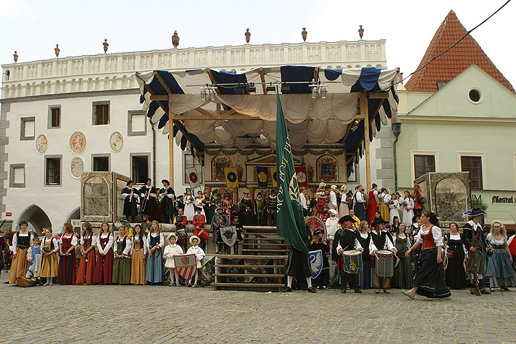 Slavnosti pětilisté růže v Českém Krumlově, 16. - 18. června 2006, foto: © 2006 Lubor Mrázek