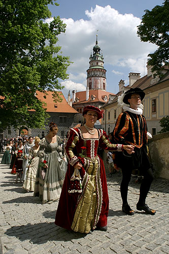 Slavnosti pětilisté růže v Českém Krumlově, 16. - 18. června 2006, foto: © 2006 Lubor Mrázek