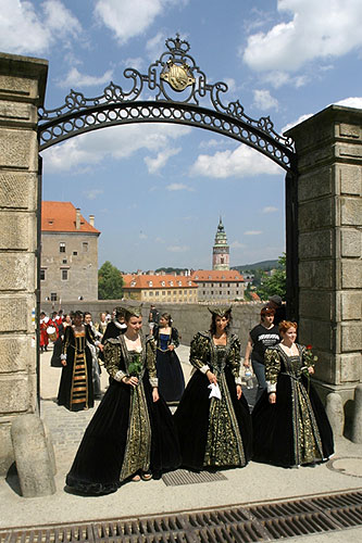 Slavnosti pětilisté růže v Českém Krumlově, 16. - 18. června 2006, foto: © 2006 Lubor Mrázek