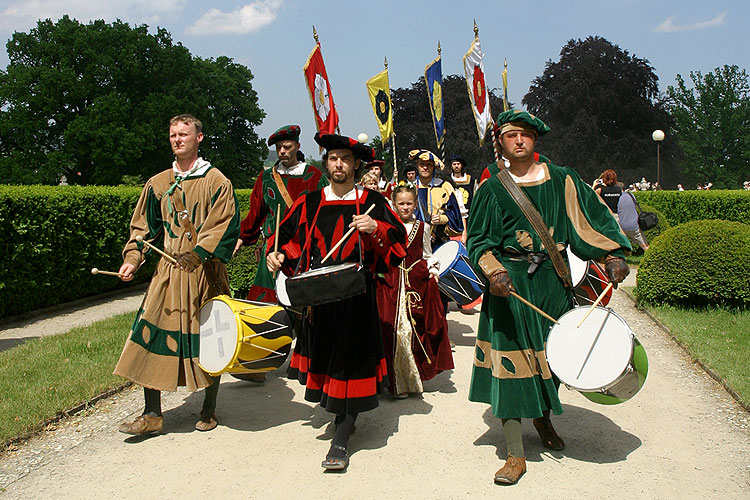 Slavnosti pětilisté růže v Českém Krumlově, 16. - 18. června 2006, foto: © 2006 Lubor Mrázek