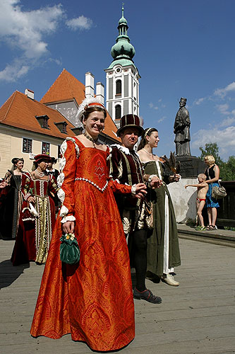 Slavnosti pětilisté růže v Českém Krumlově, 16. - 18. června 2006, foto: © 2006 Lubor Mrázek