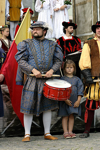 Slavnosti pětilisté růže v Českém Krumlově, 16. - 18. června 2006, foto: © 2006 Lubor Mrázek