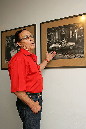 The grand opening of the exhibitions Sára Saudková (photos) und Jan Saudek (paintings), House of photography in Český Krumlov, 23.6.2006, photo: © Libor Sváček