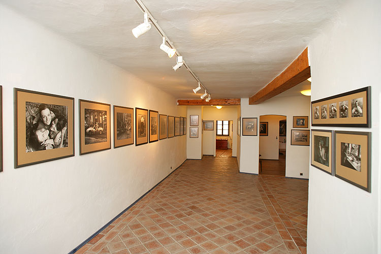 The grand opening of the exhibitions Sára Saudková (photos) und Jan Saudek (paintings), House of photography in Český Krumlov, 23.6.2006, photo: © Libor Sváček