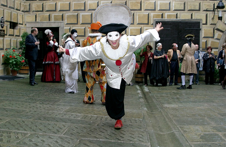 Barokní noc na zámku Český Krumlov ®, 30.6. a 1.7.2006, Festival komorní hudby Český Krumlov, foto: © Lubor Mrázek