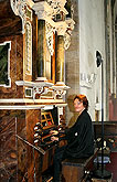 Ursula Hermann-Lom (Orgel), Kirche St. Veit Český Krumlov, 2.7.2006, Festival der Kammermusik Český Krumlov, Foto: © Lubor Mrázek 