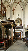 Ursula Hermann-Lom (organ), Church of St.Vitus Český Krumlov, 2.7.2006, Festival of Chamber Music Český Krumlov, photo: © Lubor Mrázek 