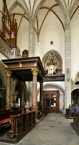 Ursula Hermann-Lom (Orgel), Kirche St. Veit Český Krumlov, 2.7.2006, Festival der Kammermusik Český Krumlov, Foto: © Lubor Mrázek