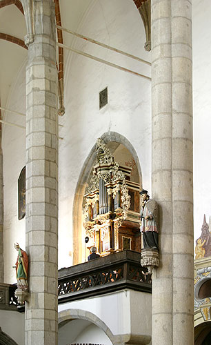 Ursula Hermann-Lom (Orgel), Kirche St. Veit Český Krumlov, 2.7.2006, Festival der Kammermusik Český Krumlov, Foto: © Lubor Mrázek